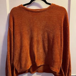 Orange Sweater
